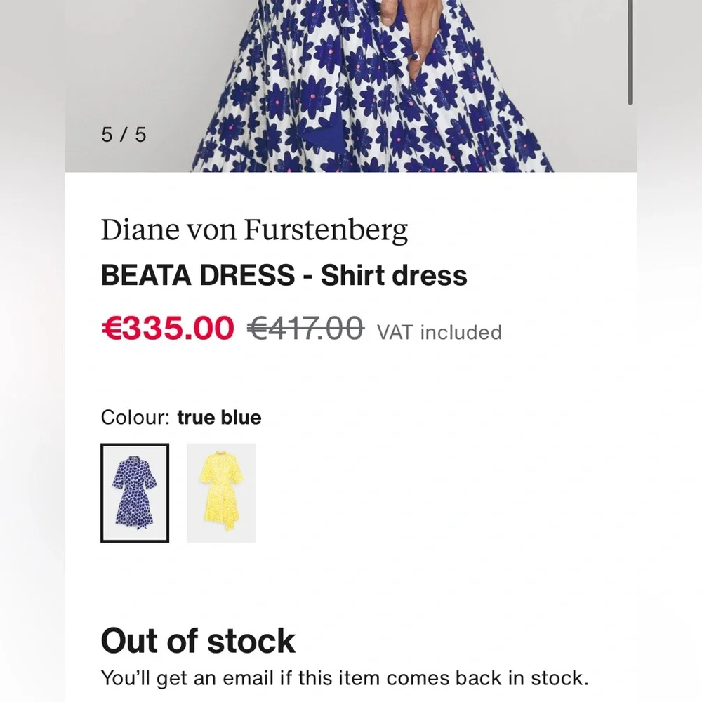 Diane von Furstenberg
BEATA DRESS - Shirt dress with pockets - Picture 6 of 16